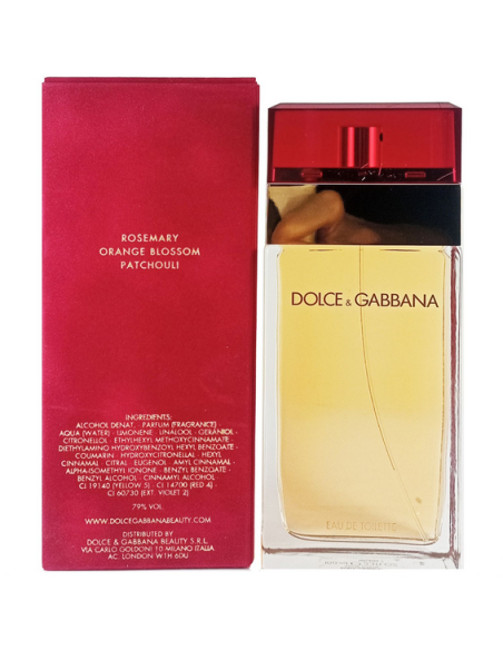 Dolce & Gabbana Rosso Pour Femme Eau De Toilette 100 ml (mujer)