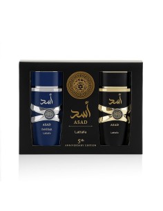 Lattafa Asad EDP Asad 100 ml + EDP Asad Zanzibar 100 ml (unisex)