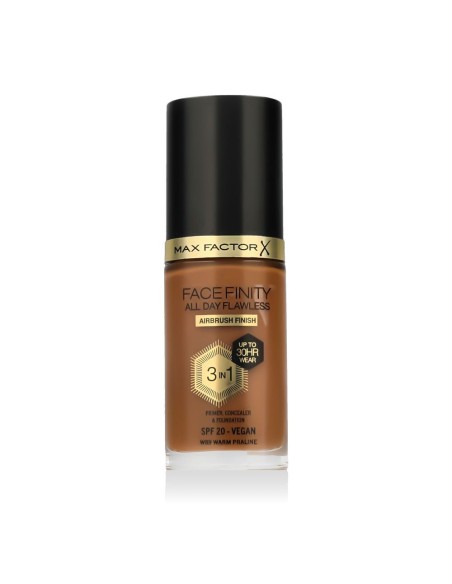 Max Factor Face Finity All Day Flawless 3in1 Foundation SPF 20 (W89 Warm Praline) 30 ml