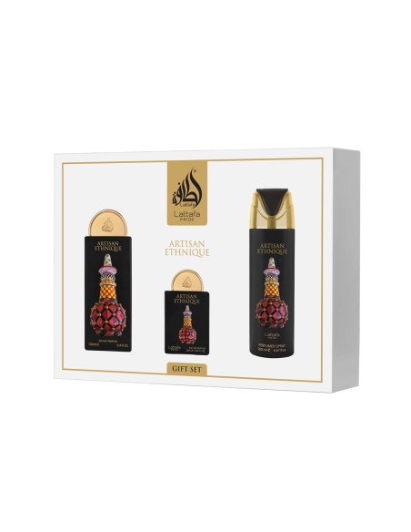 Lattafa Pride Artisan Ethnique EDP 100 ml + EDP 20 ml + Deodorante Spray 200 ml (unisex)