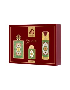 Lattafa Pride Queen Of Arabia EDP 100 ml + EDP 20 ml + Deodorante Spray 200 ml (donna)