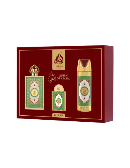 Lattafa Pride Queen Of Arabia EDP 100 ml + EDP 20 ml + DEO VAPO 200 ml (woman)