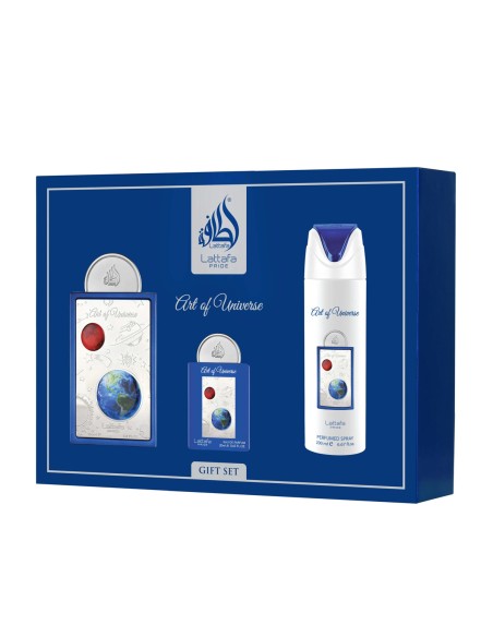 Lattafa Pride Art Of Universe EDP 100 ml + EDP 20 ml + Deodorant Spray 200 ml (unisex)