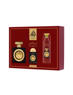 Lattafa Pride Nebras EDP 100 ml + EDP 20 ml + Déodorant Spray 200 ml (unisexe)