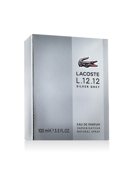 Lacoste L.12.12 Silver Grey Eau De Parfum 100 ml (uomo)