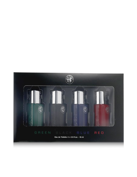 Alfa Romeo Black EDT Green 15 ml + EDT Black 15 ml + EDT Blue 15 ml + EDT Red 15 ml (man)