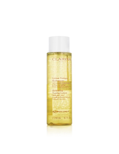Clarins Lotion Tonique Hydratante Aloe Vera & Fleur de Safran (Peau Normale à Sèche) 200 ml