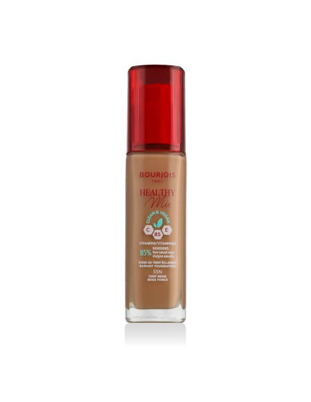 Bourjois Paris Healthy Mix Radiant Foundation (55N Deep Beige) 30 ml