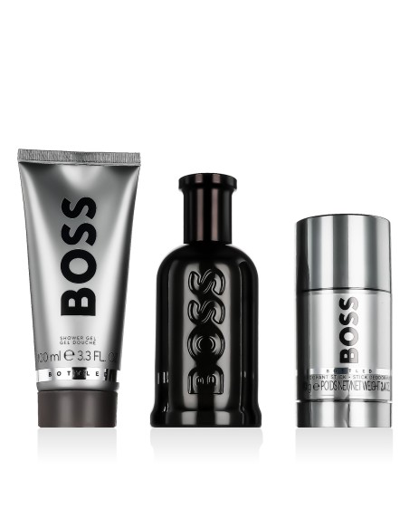 Boss Bottled Parfum 100 ml + DST 75 ml + SG 100 ml (Herren)