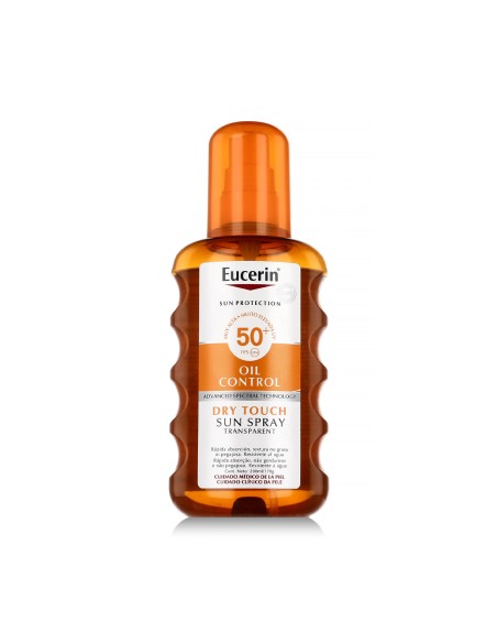 Eucerin Sun Protection Oil Control Dry Touch Sun Spray Transparent SPF 50+ 200 ml