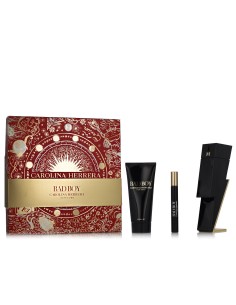 Carolina Herrera Bad Boy EDT 100 ml + EDT MINI 10 ml + SG 100 ml (man)
