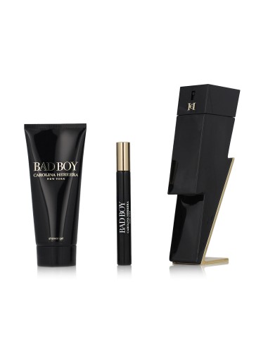 Carolina Herrera Bad Boy EDT 100 ml + EDT MINI 10 ml + SG 100 ml (man)