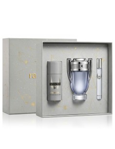 Rabanne Invictus EDT 100 ml + EDT MINI 10 ml + Deodorant Spray 150 ml (Herren)