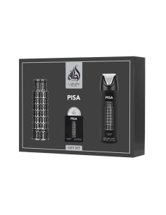 Lattafa Pride Pisa EDP 100 ml + EDP 20 ml + Spray Corpo 200 ml (unisex)