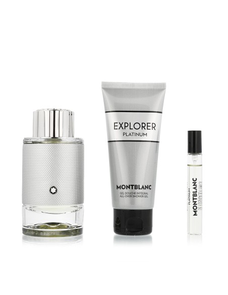 Montblanc Explorer Platinum EDP 100 ml + EDP MINI 7.5 ml + SG for Body & Hair 100 ml (man)
