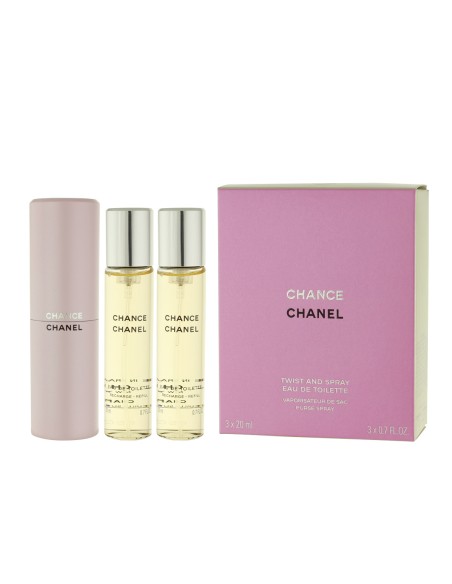 Chanel Chance EDT rellenable 20 ml + EDT recarga 2 x 20 ml W