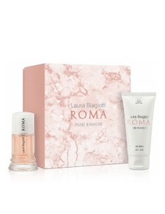Laura Biagiotti Roma Fiori Bianchi EDT 25 ml + BL 50 ml (Frau)