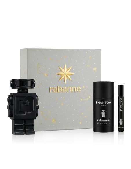 Rabanne Phantom Parfum 100 ml + Deodorante Spray 150 ml + Parfum MINI 10 ml (hombre)