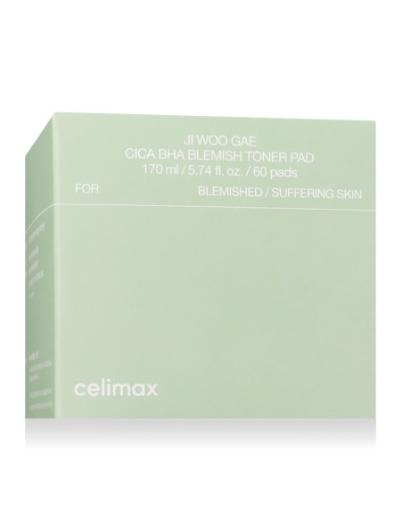 Celimax Ji Woo Gae Cica BHA Blemish Toner Pad 60 stuks