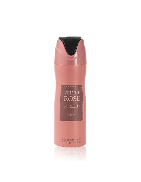 Lattafa Velvet Rose Deodorante Spray 200 ml (donna)