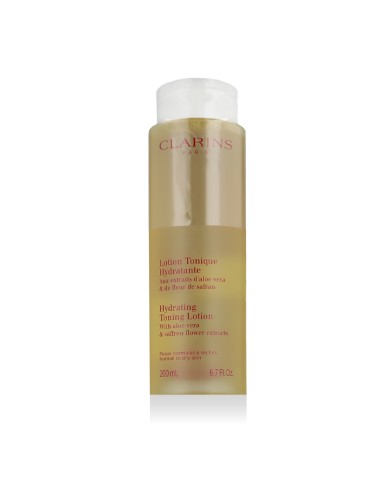 Clarins Hydrating Toning Lotion Aloe Vera & Saffron Flower (Normale tot Droge Huid) 200 ml