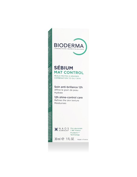 Bioderma Sébium Mat Control 12h Shine-Control Care 30 ml