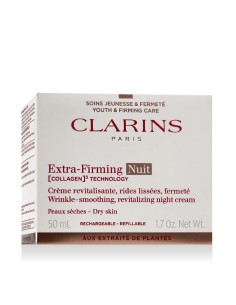 Clarins Extra Firming Nuit Nachtcreme Nachfüllbar (Trockene Haut) 50 ml