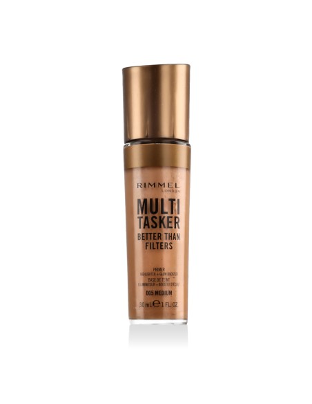 Rimmel London Multi Tasker Primer, Highlighter + Glow Booster (005 Medium) 30 ml