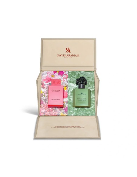 Swiss Arabian Shaghaf Nectar Blush Extrait de Parfum Patchouli 01 50 ml + EDP Shaghaf 75 ml (unisex)