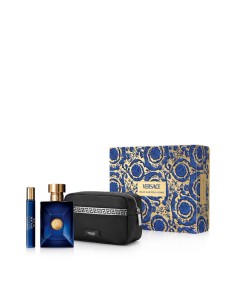 Versace Pour Homme Dylan Blue EDT 100 ml + EDT MINI 10 ml + Kosmetiktasche (Mann)