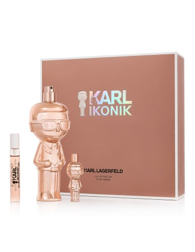 Karl Lagerfeld Ikonik Pour Femme EDP 100 ml + EDP MINI 7,5 ml + EDP MINI 4,5 ml (Frau)