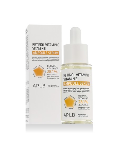 Sérum Ampoule APLB Retinol Vitamine C Vitamine E 40 ml