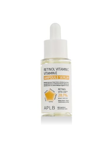 Sérum Ampoule APLB Retinol Vitamine C Vitamine E 40 ml