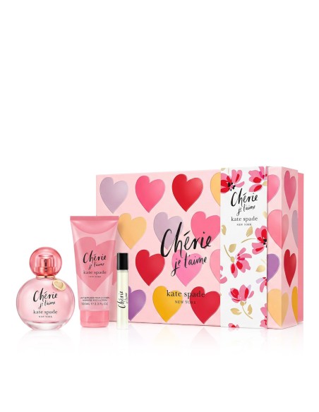 Kate Spade Chérie Je T'Aime EDP 100 ml + EDP MINI 7,5 ml + BL 100 ml (Frau)