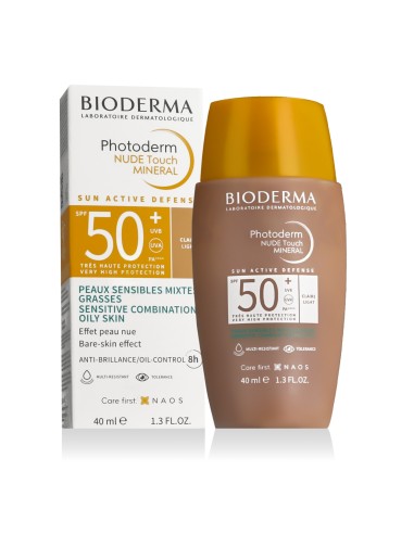 Bioderma Photoderm Nude Touch Mineral SPF 50+ PA++++ (Light) 40 ml
