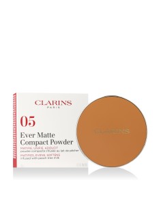 Clarins Ever Matte Compact Powder (05 Medium Deep) 10 g