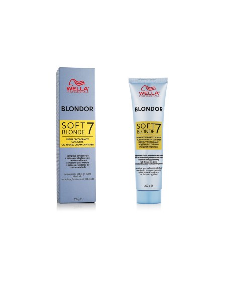 Wella Blondor Soft Blonde 7 Oil Infused Cream Lightener 200 g
