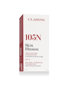 Clarins Skin Illusion Natural Hydrating Foundation SPF 15 (105N Nude) 30 ml