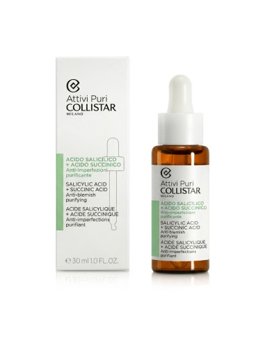 Collistar Attivi Puri Salicylic Acid + Succinic Acid Anti-Blemish Purifying 30 ml