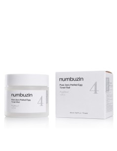 Numbuzin No.4 Pore Zero Peeled Egg Toner Pad 190 ml
