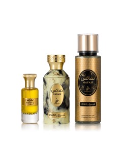 Khadlaj Nafais Sharq EDP 100 ml + Perfumed Oil 24 ml + Bodyspray 250 ml (unisex) 2