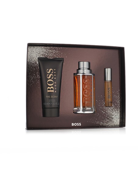 Hugo Boss Boss The Scent For Him EDT 100 ml + EDT MINI 10 ml + SG 100 ml (heren)