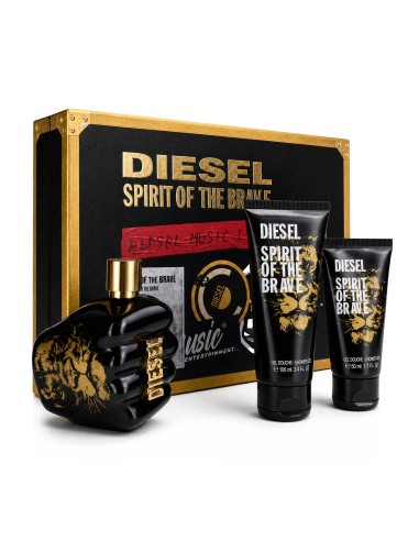 Diesel Spirit of the Brave EDT 125 ml + SG 100 ml + SG 50 ml (homme)