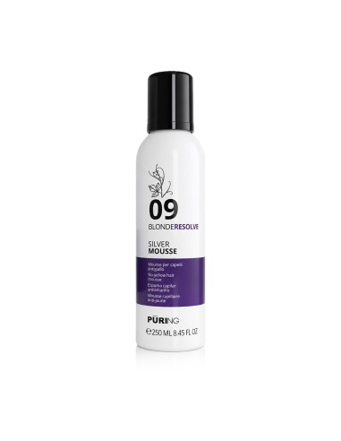 PÜRING 09 BLONDERESOLVE Silver Mousse 250 ml