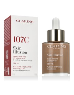 Clarins Skin Illusion Natural Hydrating Fondotinta SPF 15 (107C) 30 ml 2