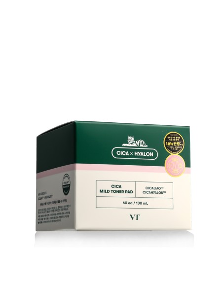VT Cosmetics Cica Mild Toner Pad 60 pcs