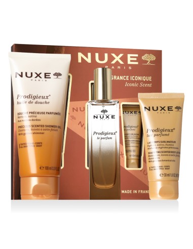 Nuxe Prodigieux Le Parfum EDP 30 ml + shower oil 100 ml + BL 30 ml (donna)