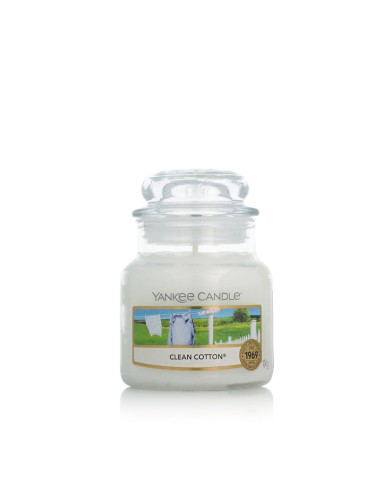 Yankee Candle Classic Small Jar Candles Scented Candle Clean Cotton 104 g