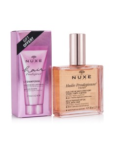 Nuxe Huile Prodigieuse Florale Dry Oil 100 ml + Hair Prodigieux Le Shampooing 30 ml