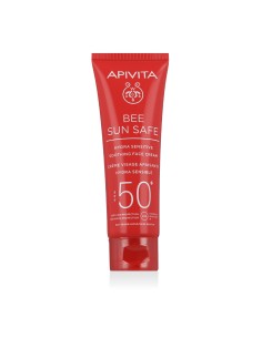 Apivita Bee Sun Safe Hydra Sensitive Soothing Face Cream SPF 50+ 50 ml